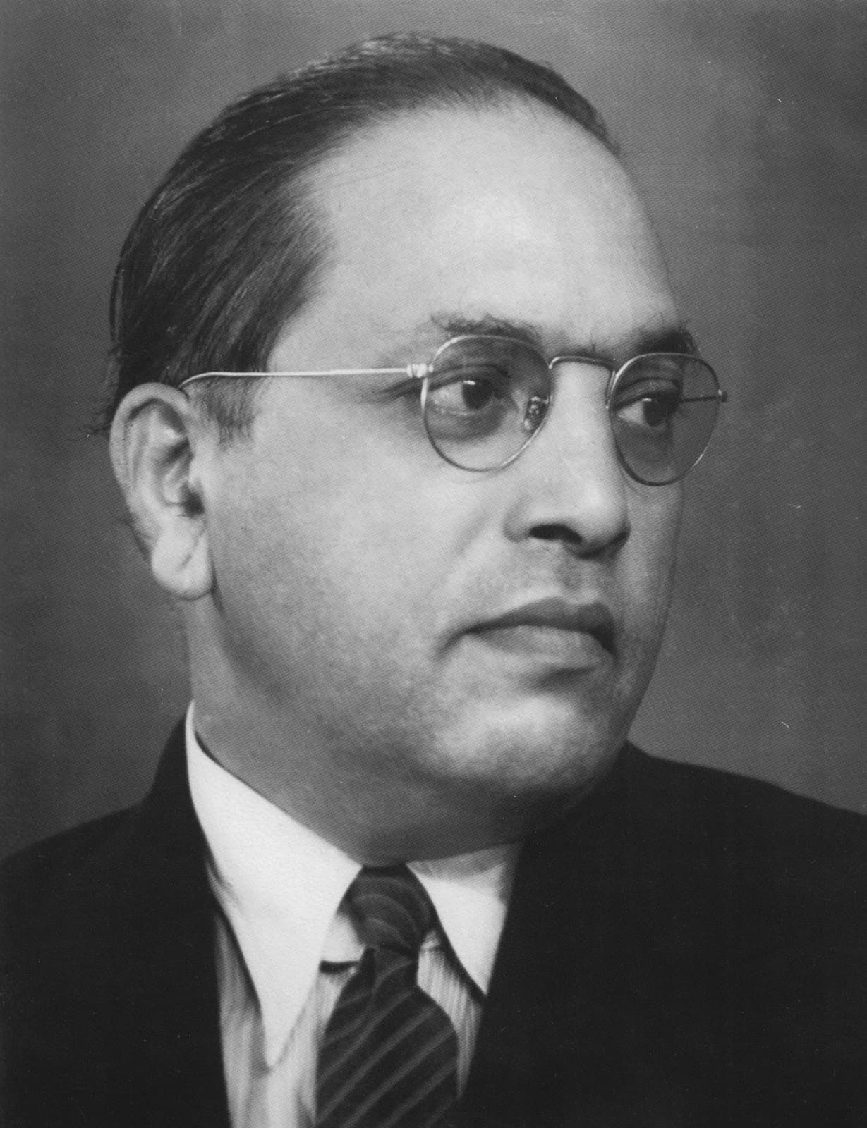 Dr B.R. Ambedkar with Drafting Committee for the Constitution of India